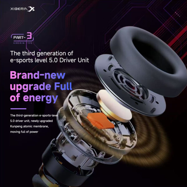 Tai nghe Gaming Xiberia T2 ENC Microphone 7.1 - Hình ảnh 9