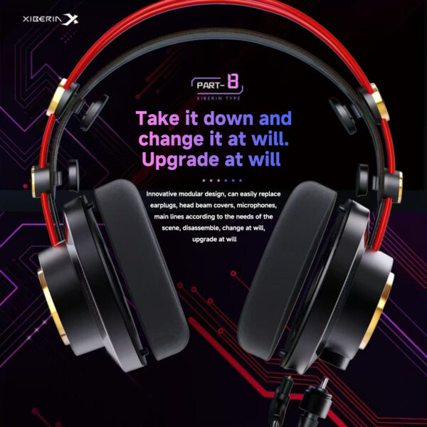 Tai nghe Gaming Xiberia T2 ENC Microphone 7.1 - Hình ảnh 13