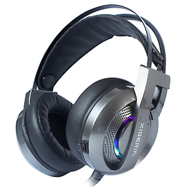 Tai nghe XIBERIA X20  Virtual 7.1 RGB Lighting Grey RGB ICAFE GAMING - Hình ảnh 2