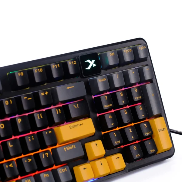 Bàn phím cơ XIBERIA ICAFE CAO CẤP XS980 Mecha Black (Hotswap/Optical axis/Led RGB/Waterproof ) - Hình ảnh 3