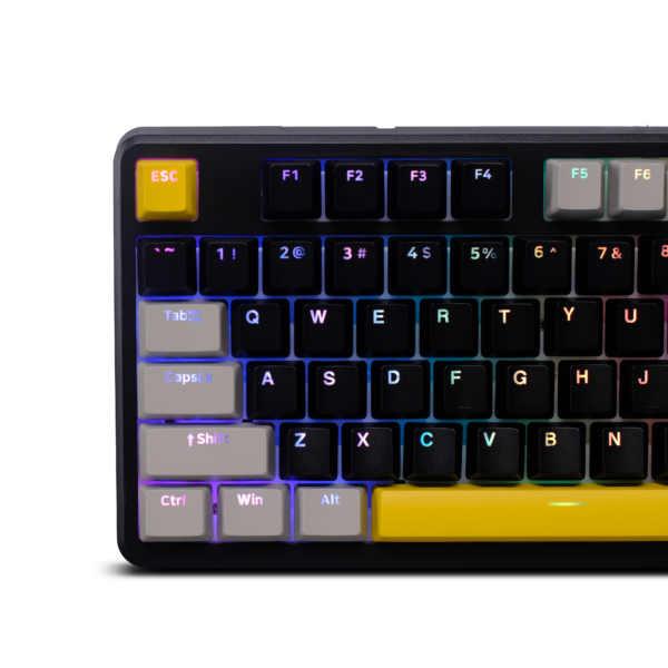 Bàn phím cơ gaming XIBERIA ICAFE CAO CẤP XS980 Sky Black xuyên LED (Hotswap/Optical axis/Led RGB/Waterproof ) - Hình ảnh 4
