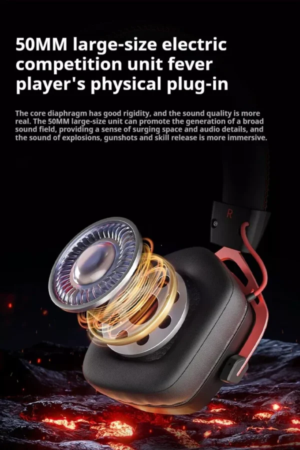 Tai nghe gaming XIBERIA K03S Wireless Four Mode Connection Ai Noise Cancelling - Hình ảnh 13