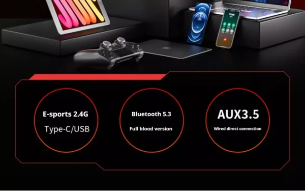 Tai nghe gaming XIBERIA K03S Wireless Four Mode Connection Ai Noise Cancelling - Hình ảnh 23