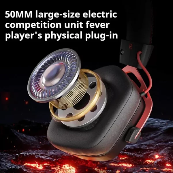 Tai nghe gaming XIBERIA K03S Wireless Four Mode Connection Ai Noise Cancelling - Hình ảnh 6