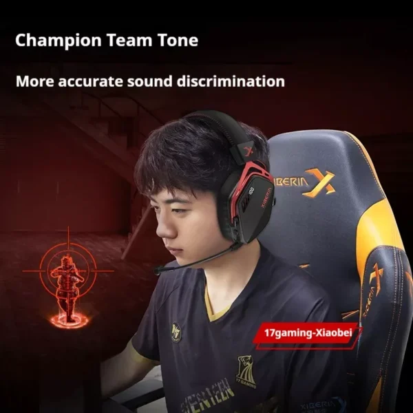 Tai nghe gaming XIBERIA K03S Wireless Four Mode Connection Ai Noise Cancelling - Hình ảnh 7